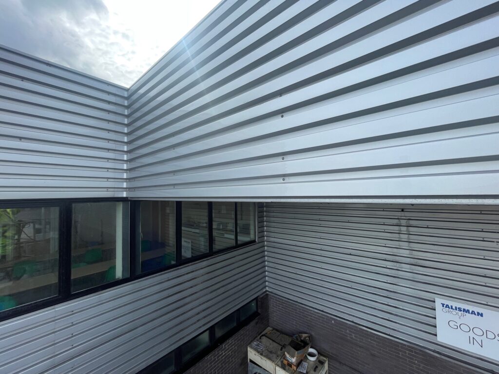 high level exterior cleaning