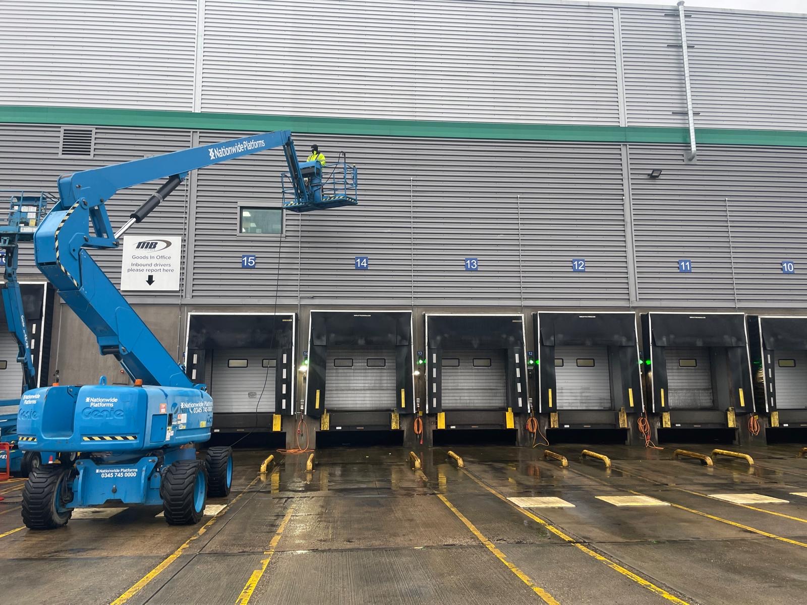 high level exterior cleaning